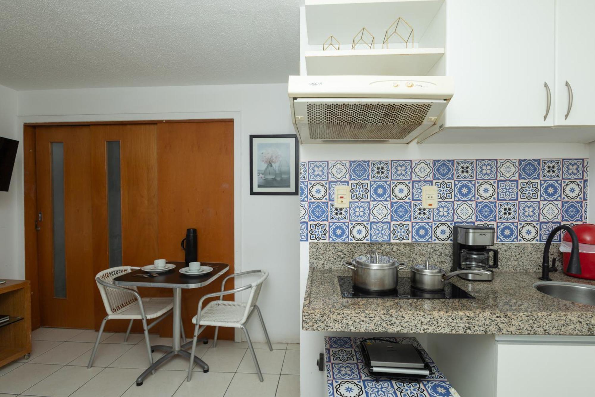 Vista Mar E Lagoa - Cozinha E Frigobar - Apartamento Flat Proximo A Praia Сан-Луис Экстерьер фото